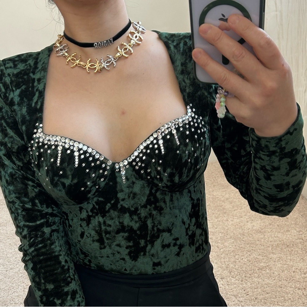Chanel custom jewelry Chunky necklace.